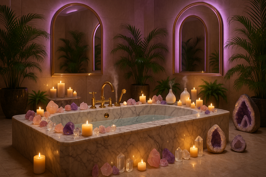 LA SPA PRIVATA DELL'ANIMA: BENESSERE SUBLIME TRA CRISTALLI, LUCE E ACQUA