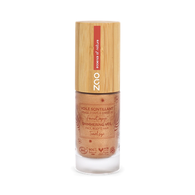 ZAO MAKE UP VELO SCINTILLANTE FORMATO VIAGGIO Bio Vegano